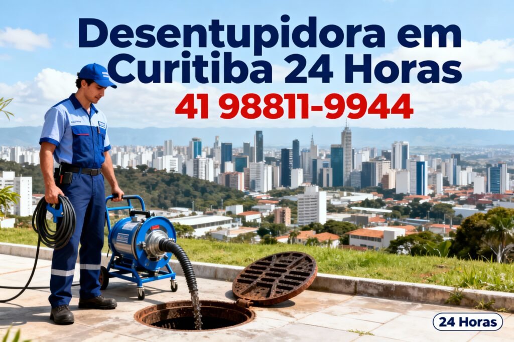 desentupidora em Curitiba 24 horas