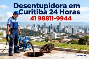 desentupidora em Curitiba 24 horas